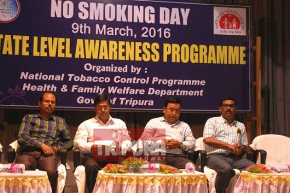 Tripura observed No Smoking Day